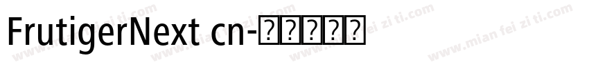 FrutigerNext cn字体转换